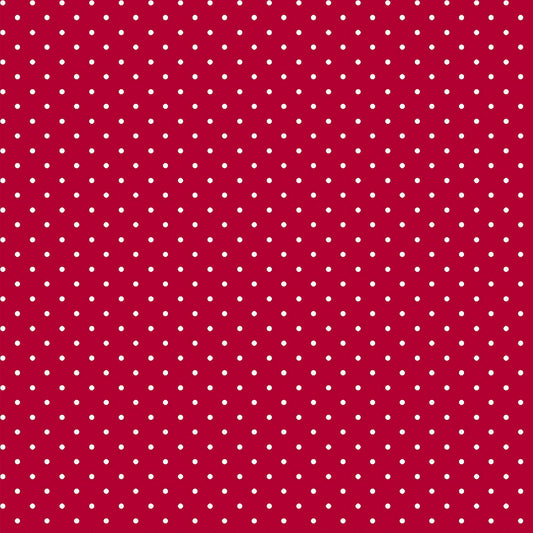 P-514-504-08-RED-OFFWHITE - PRINTED WOOL DOBBY 100% POLYESTER