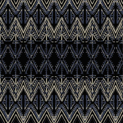 P-54-668-BLACK-GREY - PRINTED DTY 92% POLY 8% SPANDEX DTY DOUBLE SIDED BRUSH