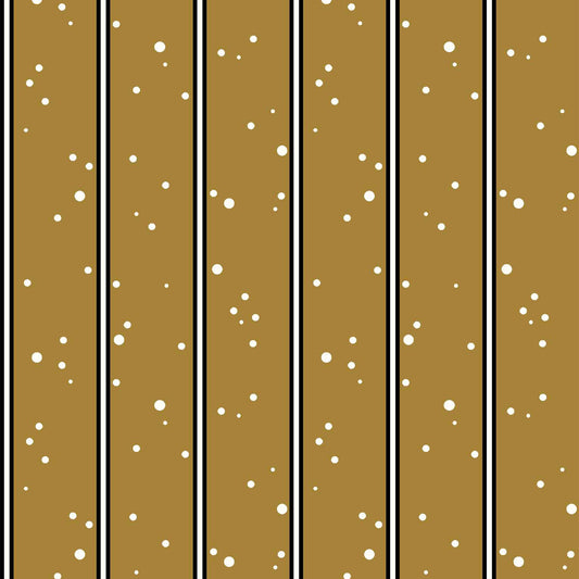 P-573-586-MUSTARD-BLACK - PRINTED CREPE CHIFFON 97% POLY 3% SPANDEX