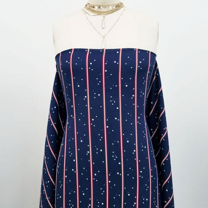 P-573-586-NAVY-WINE - PRINTED CREPE CHIFFON 97% POLY 3% SPANDEX