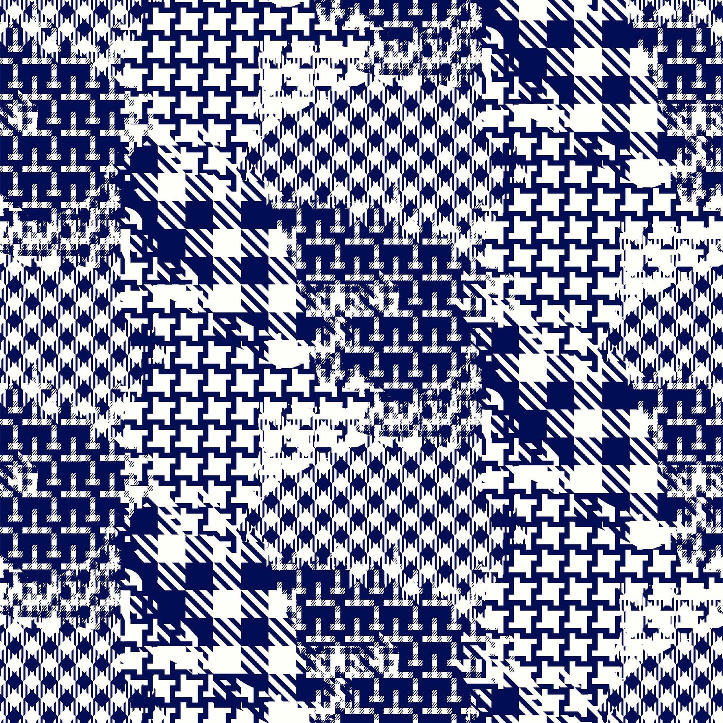 P-576-481-OFFWHITE-NAVY - PRINTED LIVERPOOL 94% POLY 6% SPANDEX