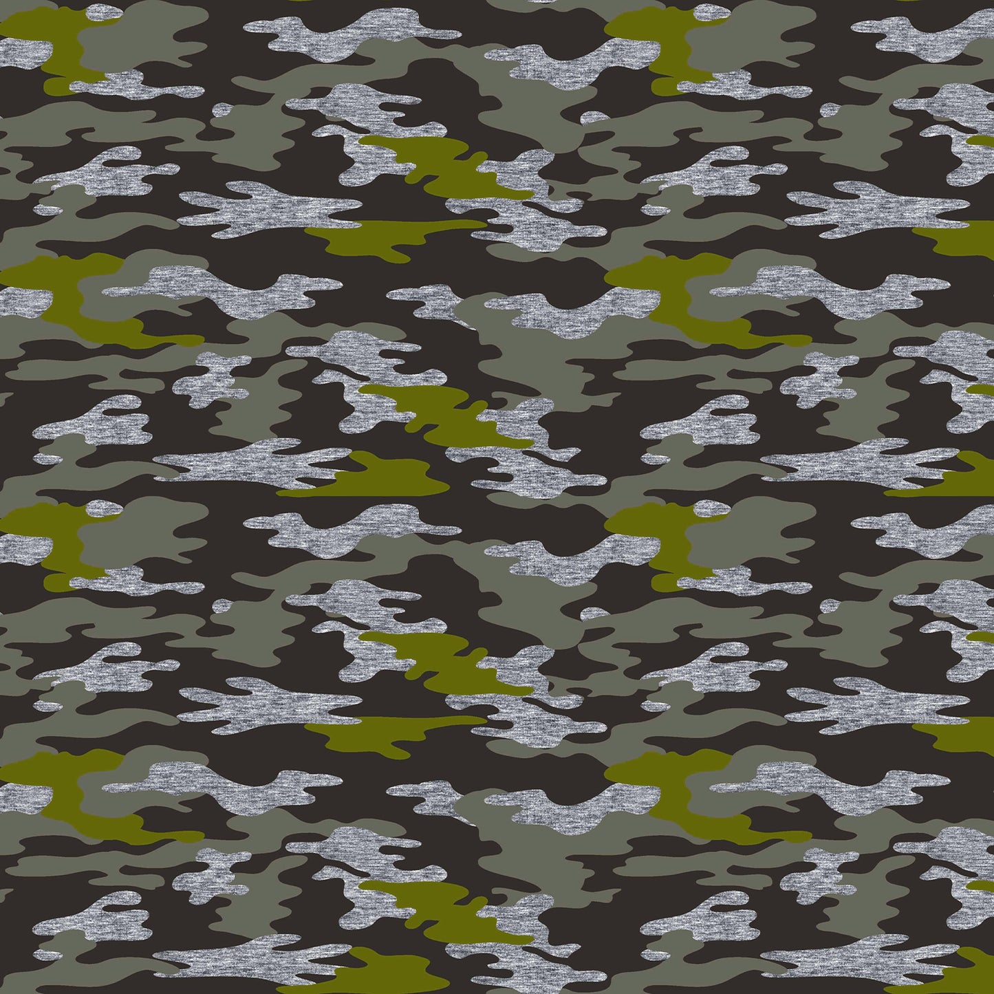 P-581-506-ARMY-GREEN-OLIVE - PRINTED FRENCH TERRY 63%POLY  33%RAYON  4% SPANDEX