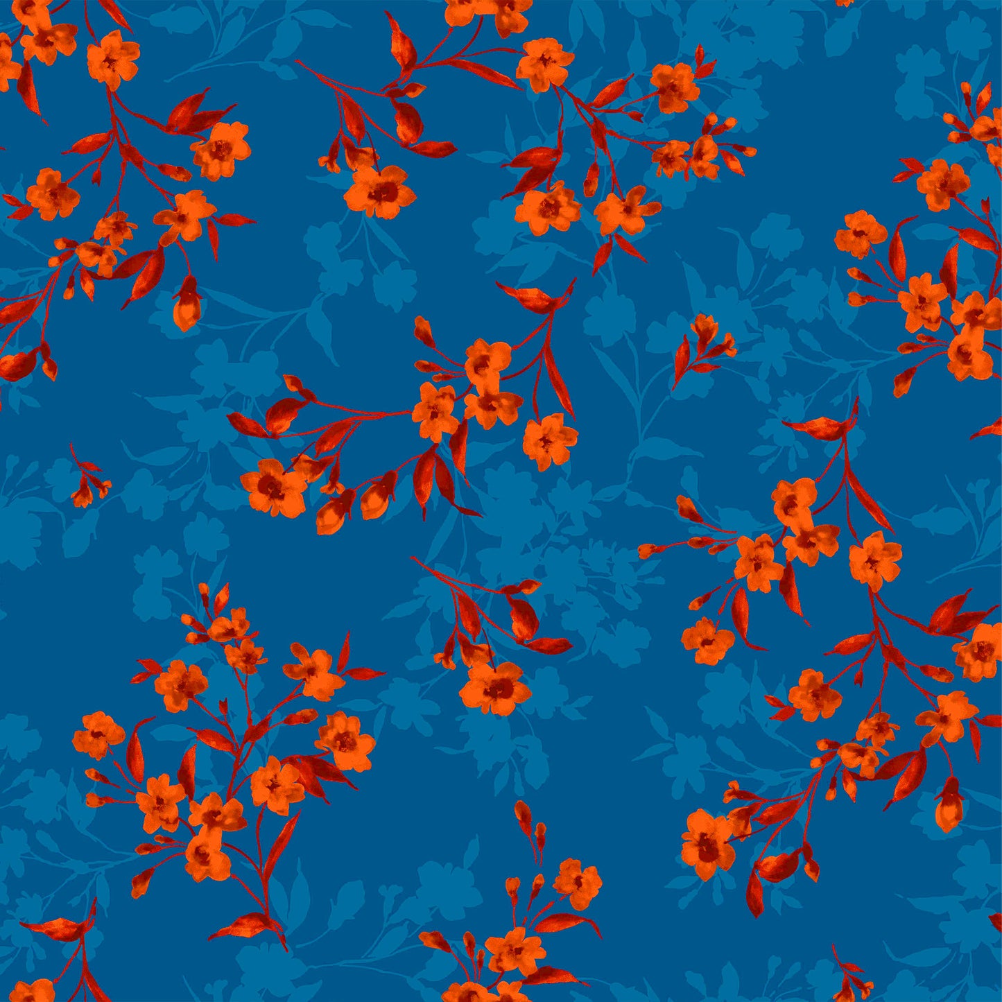 P-584-700-TEAL-CINNAMON - PRINTED VELVET 96% POLY 6% SPANDEX