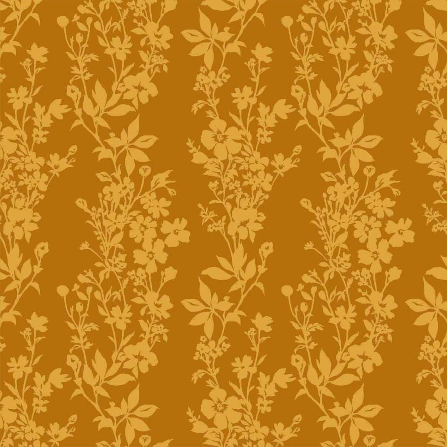 P-593-VELVET-MUSTARD - PRINTED BURNT-OUT VELVET 68% POLY 24% NYLON 8% SPANDEX