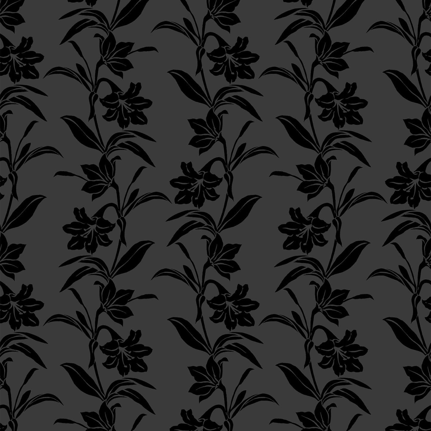 P-603-VELVET-BLACK - PRINTED BURNT-OUT VELVET 68% POLY 24% NYLON 8% SPANDEX