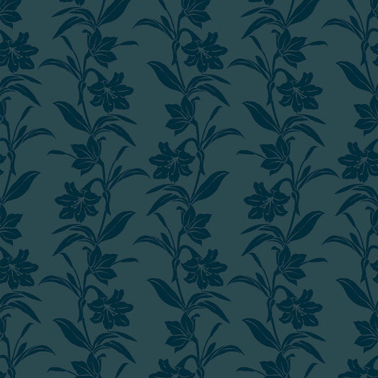 P-603-VELVET-TEAL - PRINTED BURNT-OUT VELVET 68% POLY 24% NYLN 8% SPANDEX