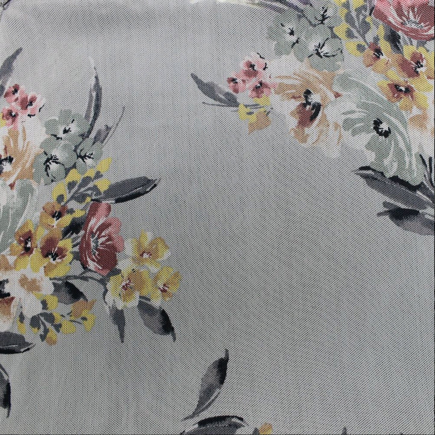 P-61-453-SILVER-SAGE - PRINTED POLY POWER MESH 92%POLY 8%SPANDEX