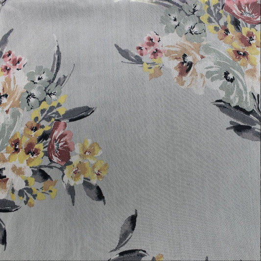 P-61-453-SILVER-SAGE - PRINTED POLY POWER MESH 92%POLY 8%SPANDEX