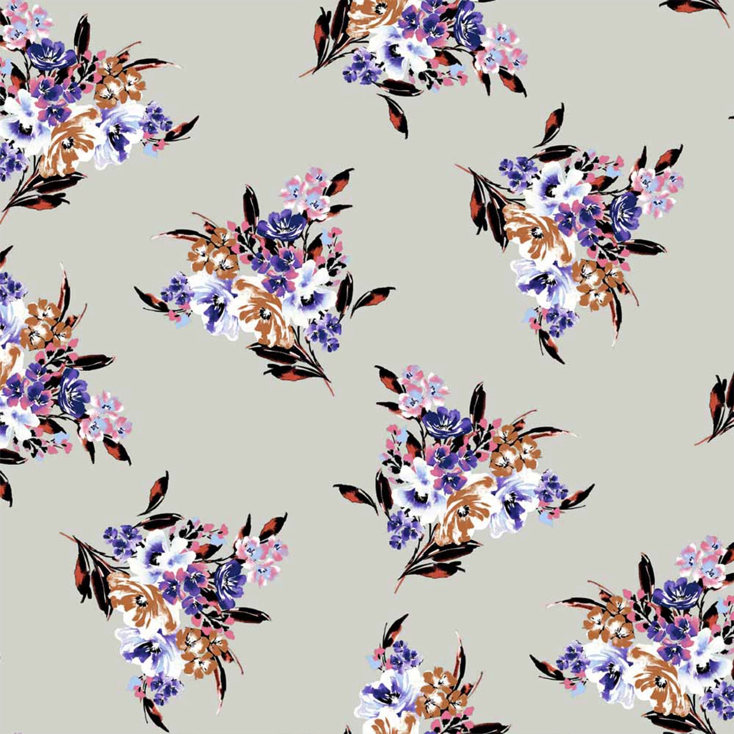 P-61-C-636-MINT-LAVENDER - PRINTED CREPON 100% RAYON CREPON