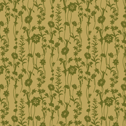 P-614-VELVET-OLIVE - PRINTED BURNT-OUT VELVET 68% POLY 24% NYLN 8% SPANDEX