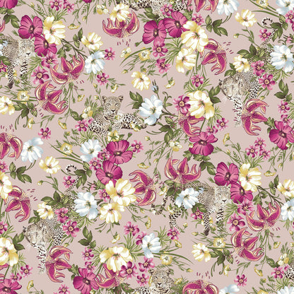 P-619-586-BLUSH-YELLOW - PRINTED CREPE CHIFFON 97% POLY 3% SPANDEX