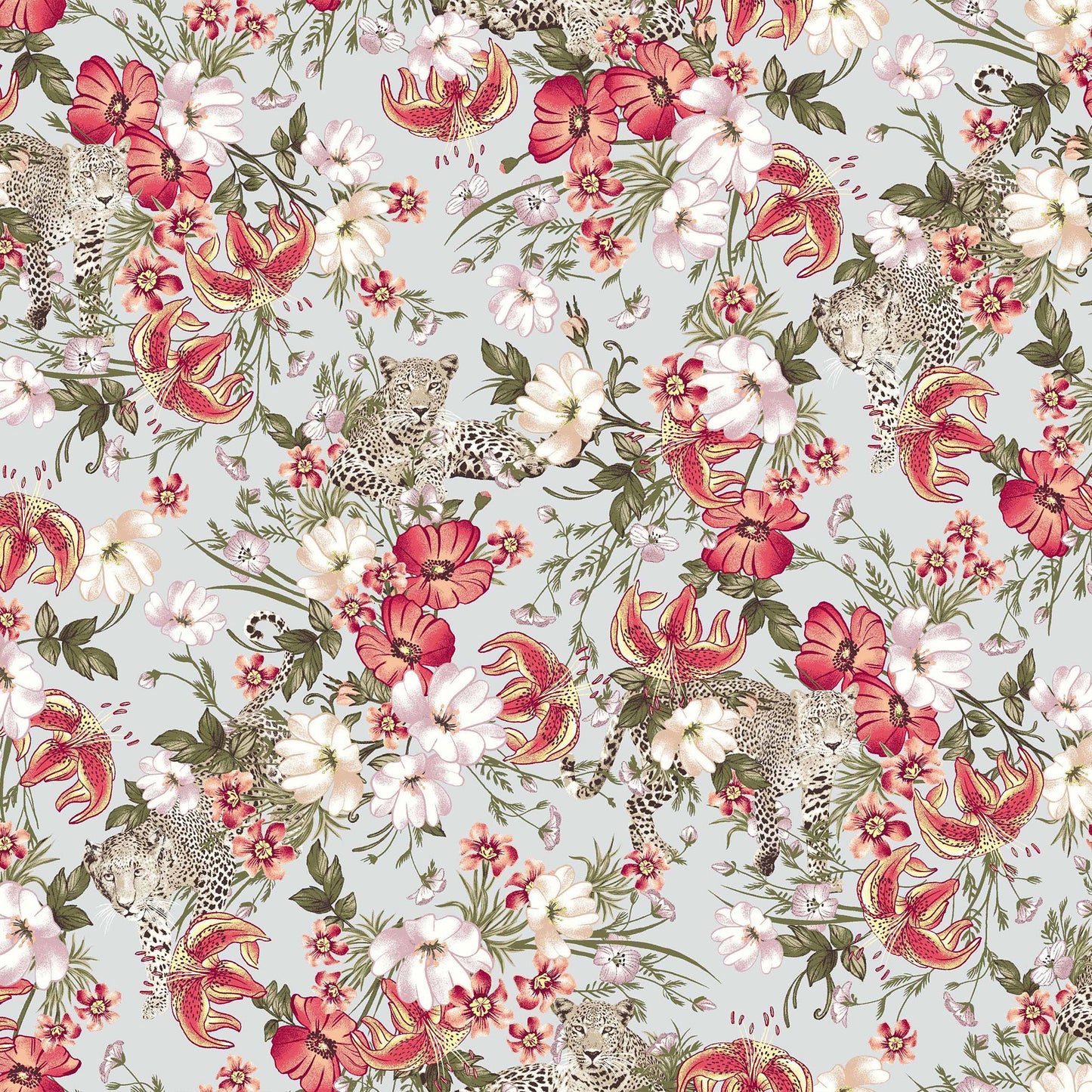 P-619-586-FROST-PINK - PRINTED CREPE CHIFFON 97% POLY 3% SPANDEX