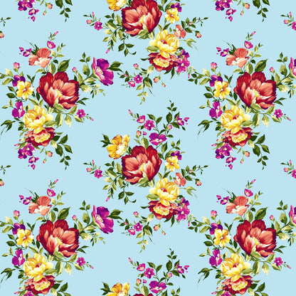 P-630-HVY-RSJ-MINT-PEACH - PRINT RSJ 95% RAYON 5% SPANDEX JERSEY