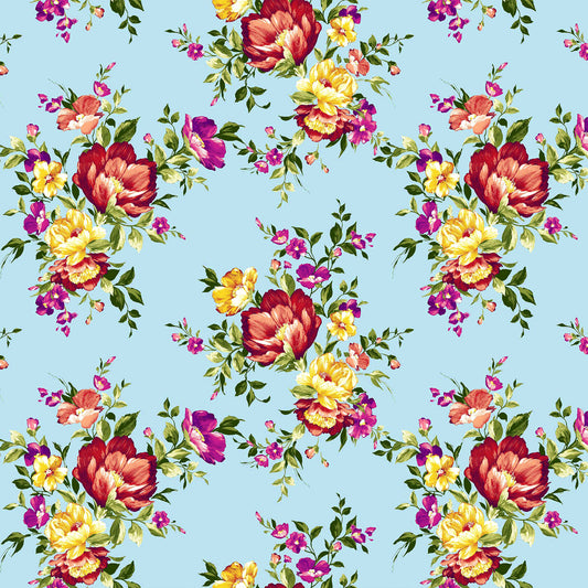 P-630-HVY-RSJ-MINT-PEACH - PRINT RSJ 95% RAYON 5% SPANDEX JERSEY