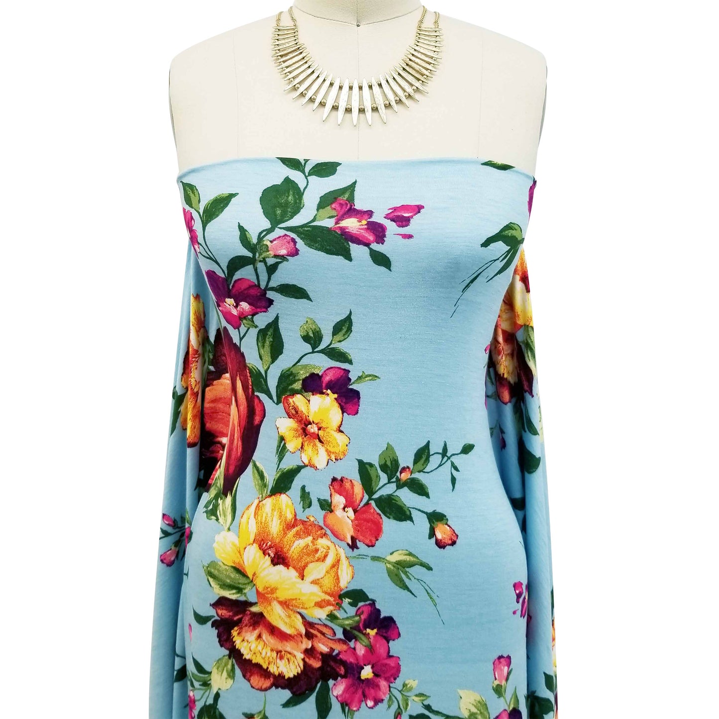 P-630-HVY-RSJ-MINT-PEACH - PRINT RSJ 95% RAYON 5% SPANDEX JERSEY