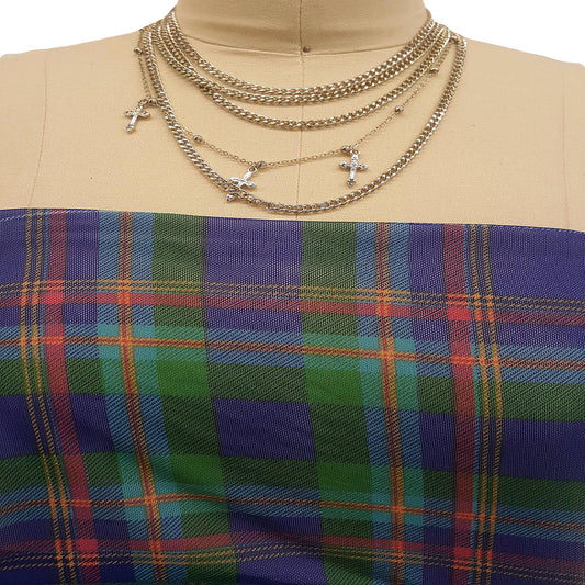 P-660-453-ROYAL-GREEN - PRINTED POLY POWER MESH 92%POLY 8%SPANDEX