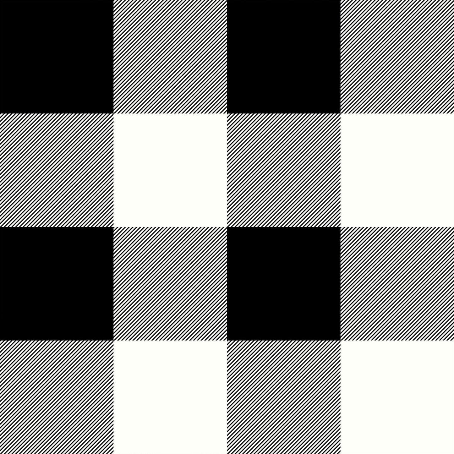 P-676-734-OFFWHITE-BLACK - PRINT WOOL PEACH 100% POLYESTER