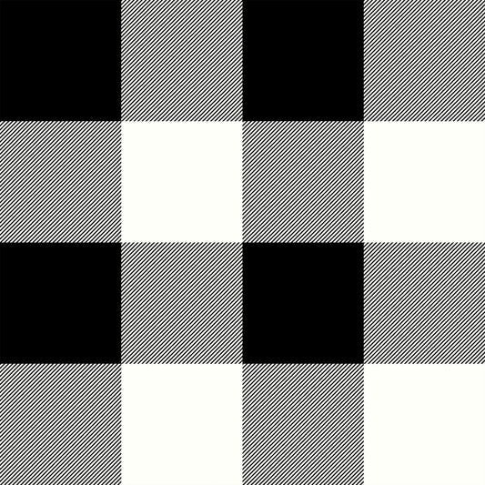 P-676-734-OFFWHITE-BLACK - PRINT WOOL PEACH 100% POLYESTER