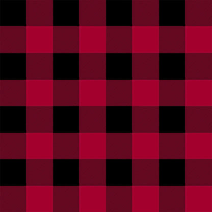 P-676-734-RED-BLACK - PRINT WOOL PEACH 100% POLYESTER