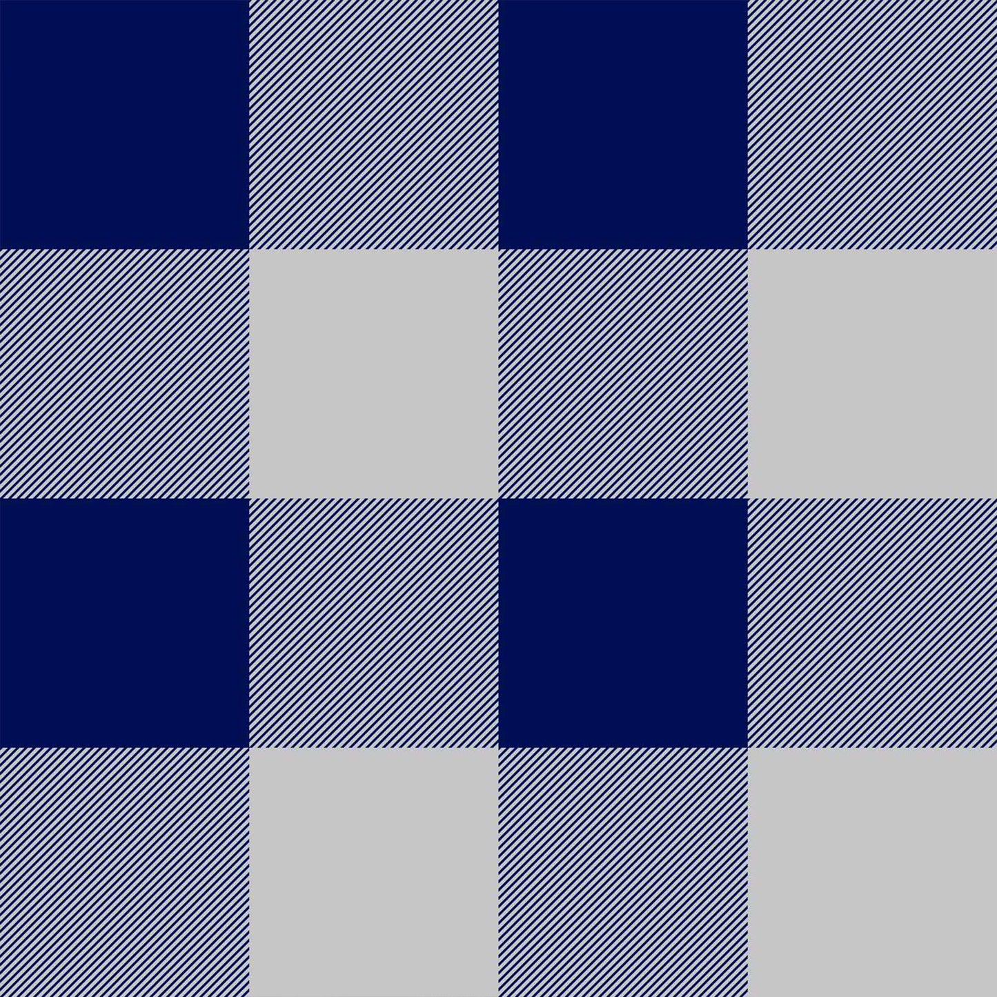 P-676-734-SILVER-NAVY - PRINT WOOL PEACH 100% POLYESTER