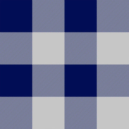 P-676-734-SILVER-NAVY - PRINT WOOL PEACH 100% POLYESTER