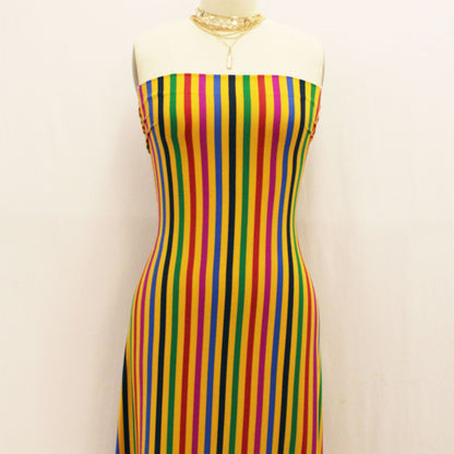 P-685-668-MUSTARD-GREEN - PRINTED DTY 92% POLY 8% SPANDEX DTY DOUBLE SIDED BRUSH