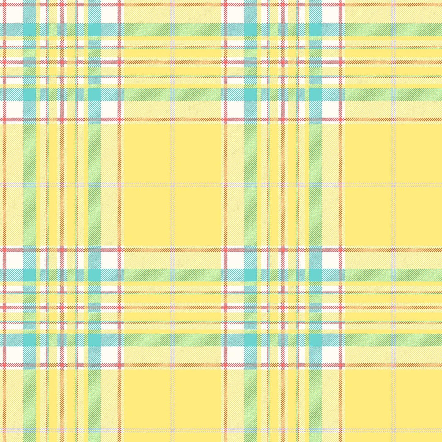 P-692-586-YELLOW-TURQUOISE - PRINTED CREPE CHIFFON 97% POLY 3% SPANDEX