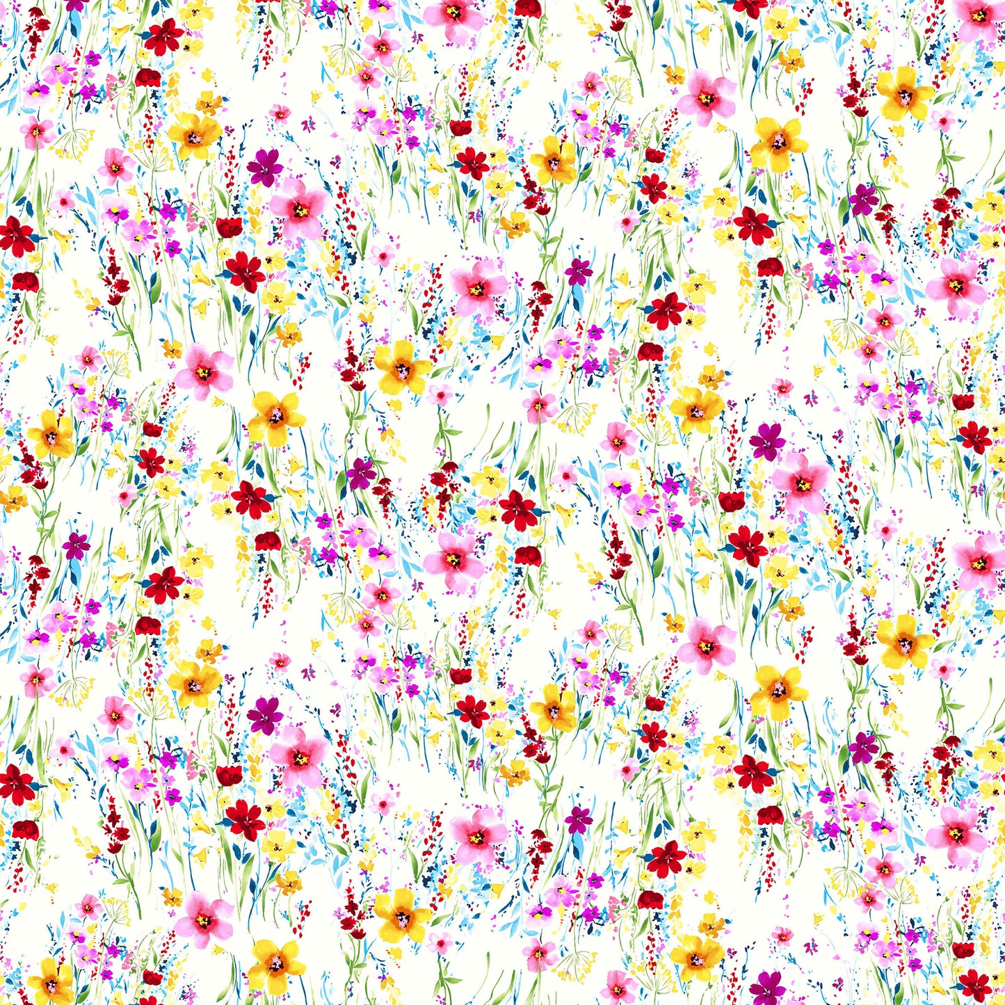 P-695-504-OFFWHITE-YELLOW - PRINTED WOOL DOBBY 100% POLYESTER