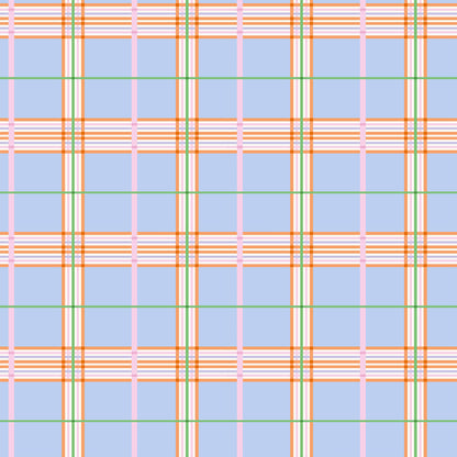 P-713-668-SKY-BLUE-ORANGE - PRINTED DTY 92% POLY 8% SPANDEX DTY DOUBLE SIDED BRUSH