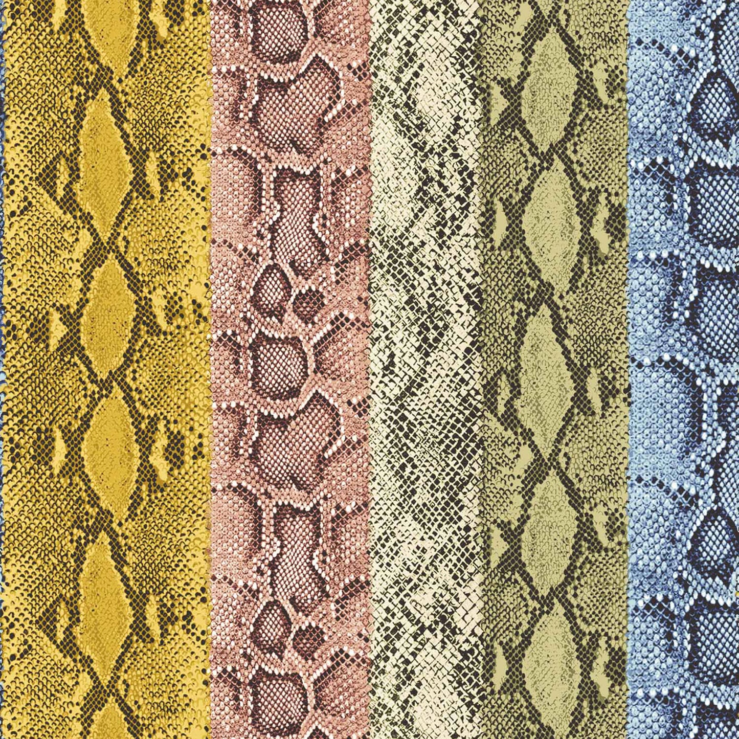 P-727-453-BLUE-GOLDEN-MUSTARD - PRINTED POLY POWER MESH 92%POLY 8%SPANDEX