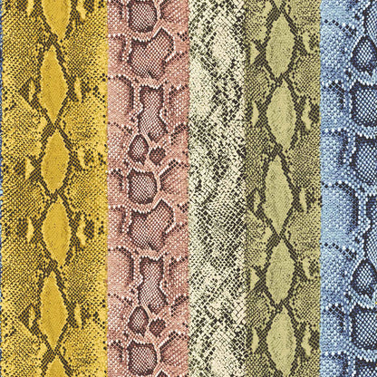 P-727-453-BLUE-GOLDEN-MUSTARD - PRINTED POLY POWER MESH 92%POLY 8%SPANDEX