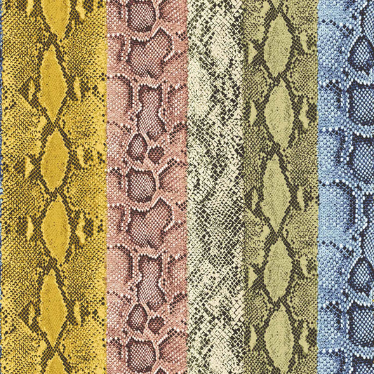 P-727-453-BLUE-GOLDEN-MUSTARD - PRINTED POLY POWER MESH 92%POLY 8%SPANDEX