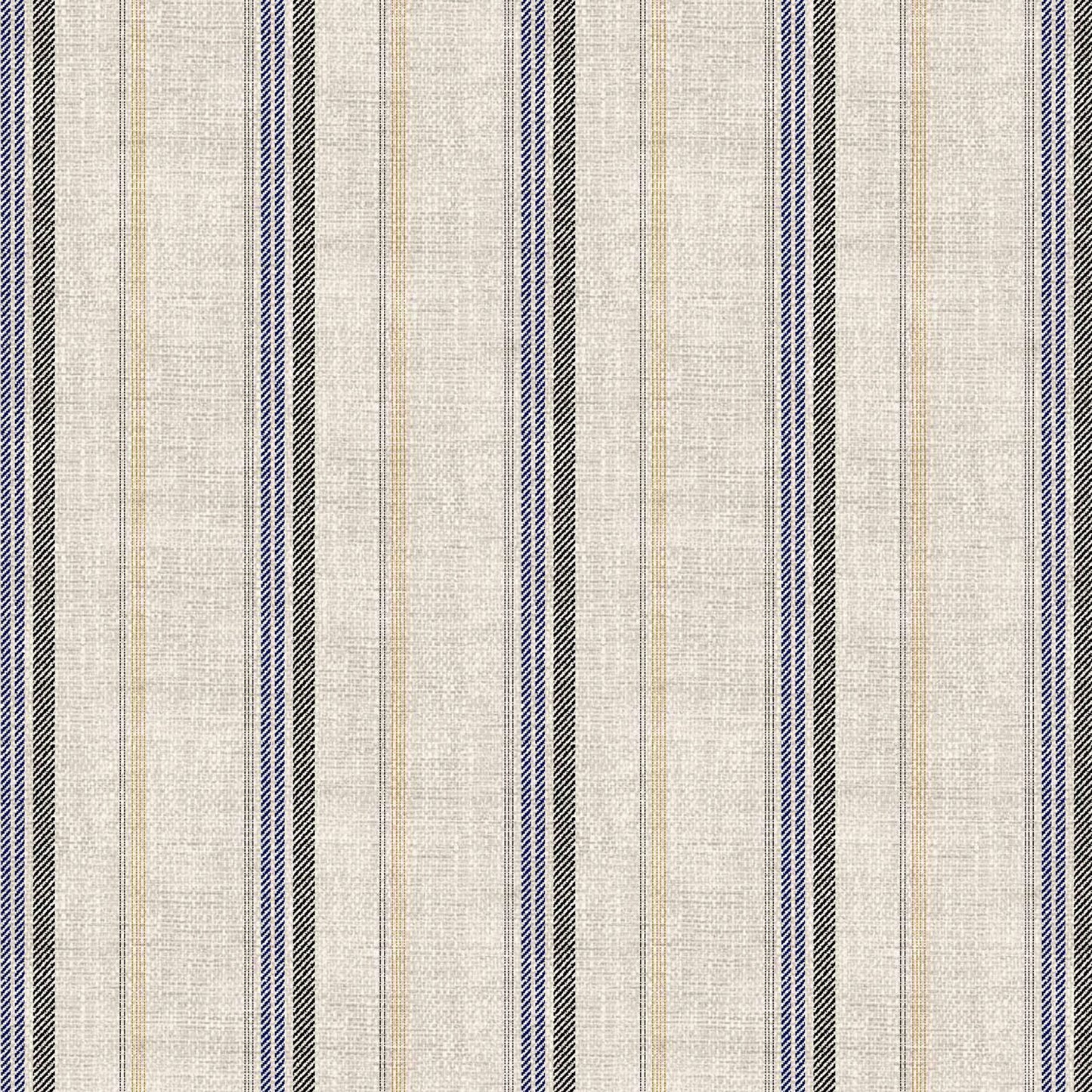 P-756-734-NEUTRAL-NAVY - PRINT WOOL PEACH 100% POLYESTER