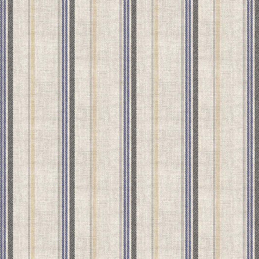 P-756-734-NEUTRAL-NAVY - PRINT WOOL PEACH 100% POLYESTER