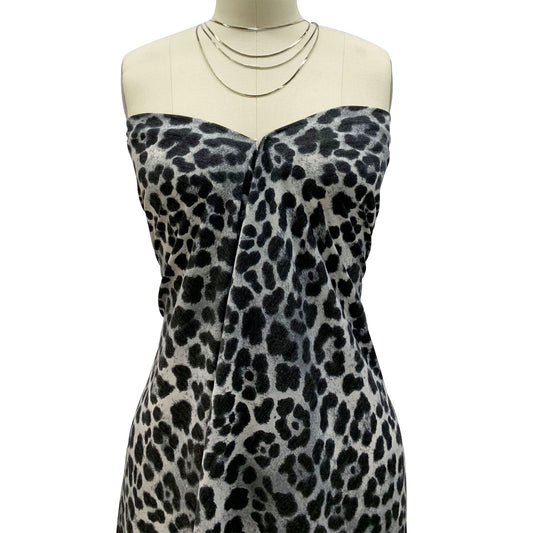 P-801-506-BLACK-GREY - PRINTED FRENCH TERRY 63%POLY  33%RAYON  4% SPANDEX