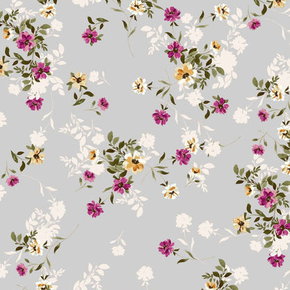 P-80B-501-SILVER-PINK - PRINTED 100% POLYESTER HI MULTI CHIFFON WASH