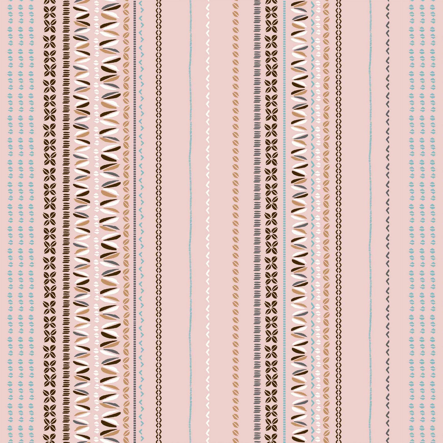 P-831-586-DUSTY-PEACH-CARAMEL - PRINTED CREPE CHIFFON 97% POLY 3% SPANDEX