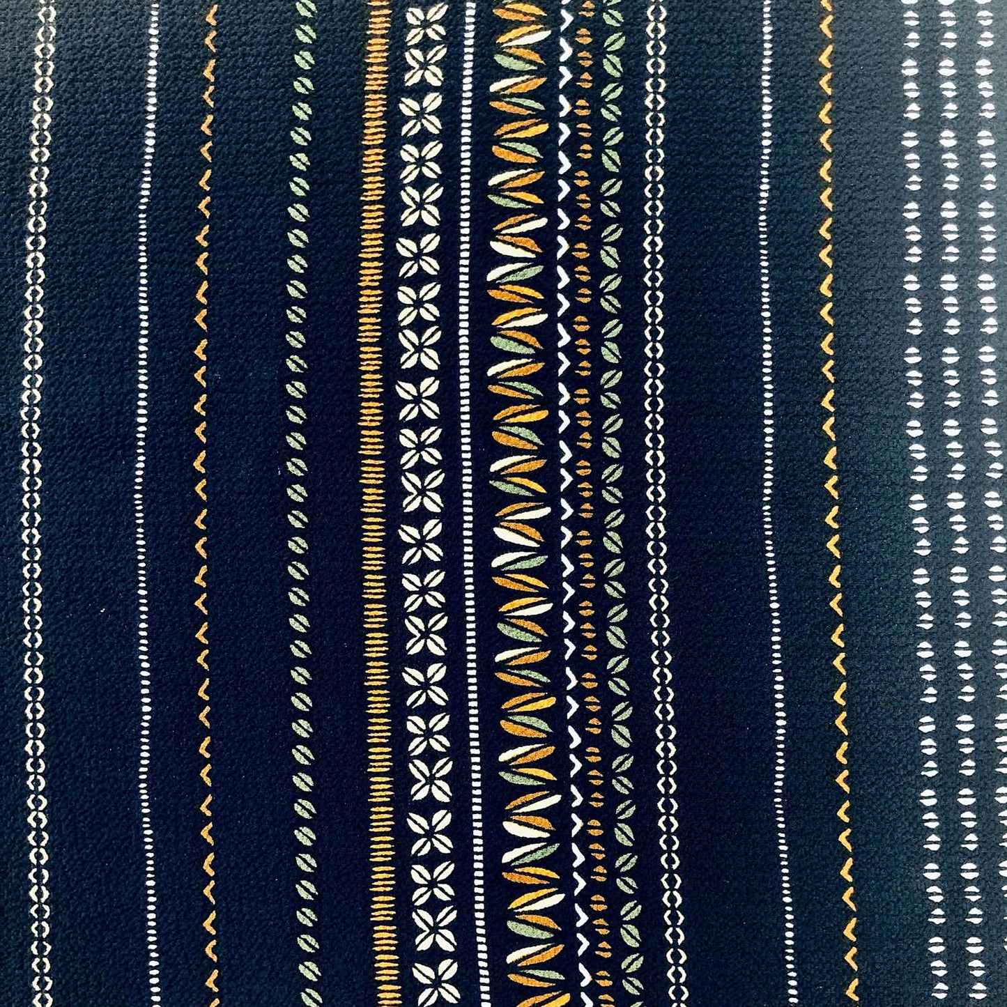 P-831-586-NAVY-GINGER - PRINTED CREPE CHIFFON 97% POLY 3% SPANDEX