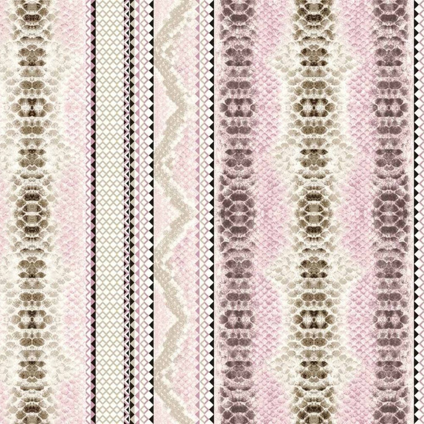 P-848-586-PALE-PINK-NEUTRAL - PRINTED CREPE CHIFFON 97% POLY 3% SPANDEX