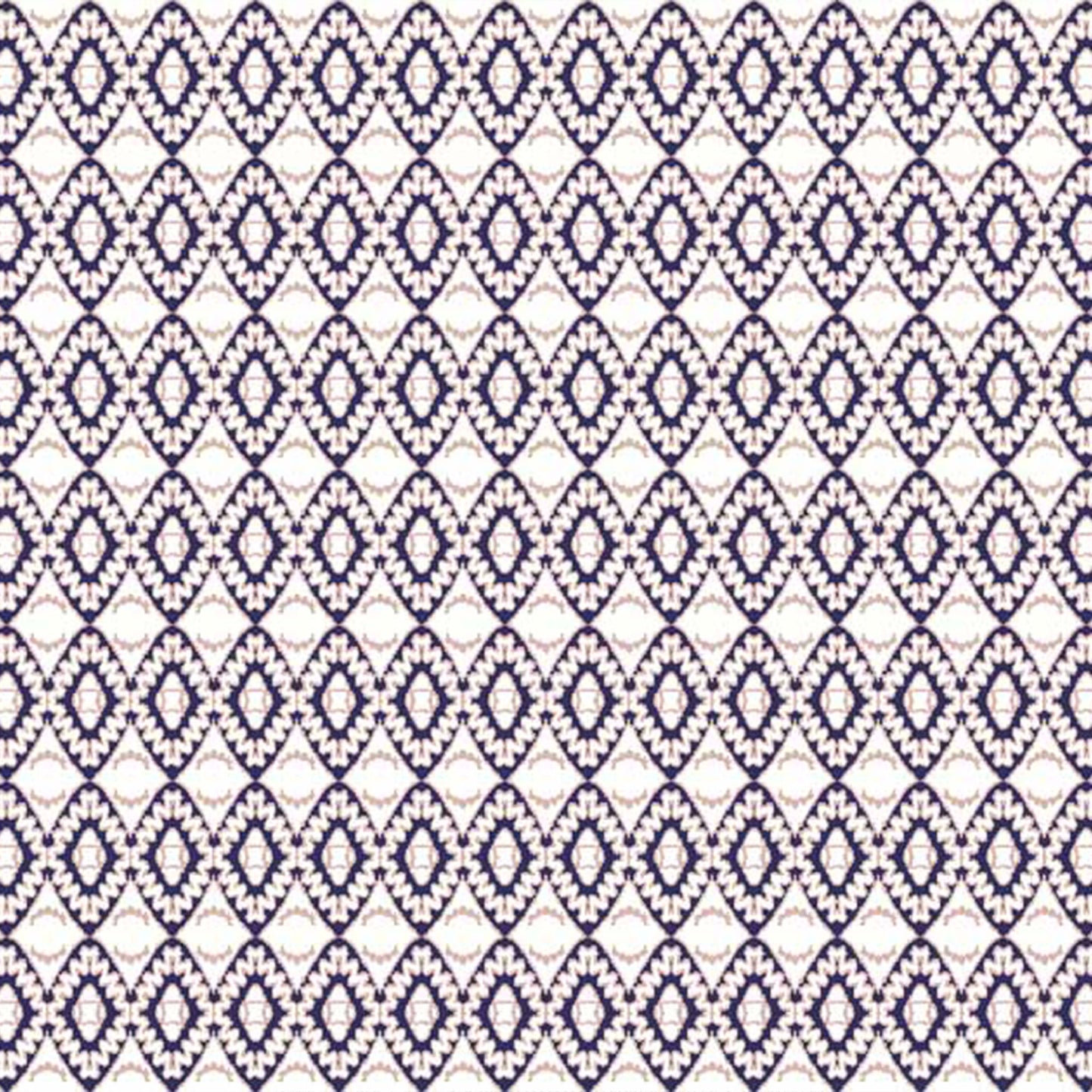 P-885-504-DUSTY-PINK-NAVY - PRINTED WOOL DOBBY 100% POLYESTER