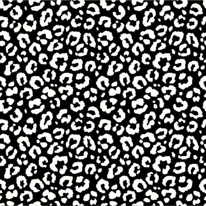 P-902-586-BLACK-OFFWHITE - PRINTED CREPE CHIFFON 97% POLY 3% SPANDEX