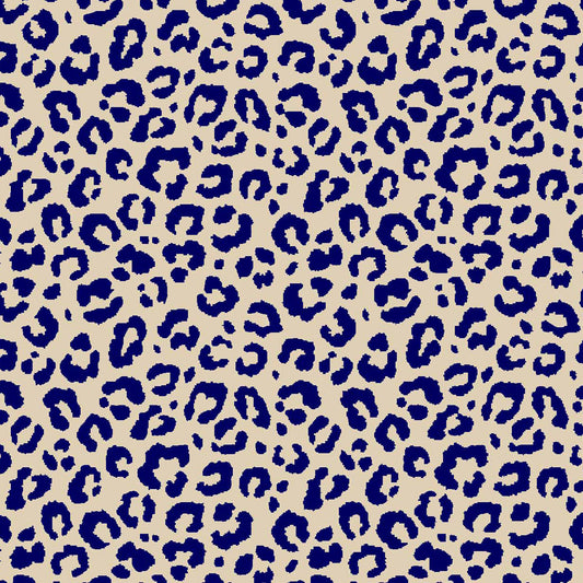 P-902-586-TAN-NAVY - PRINTED CREPE CHIFFON 97% POLY 3% SPANDEX