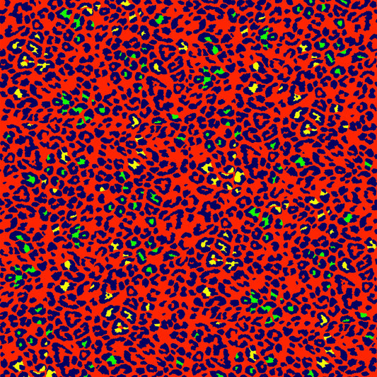 P-912-453-RED-GREEN - PRINTED POLY POWER MESH 92%POLY 8%SPANDEX