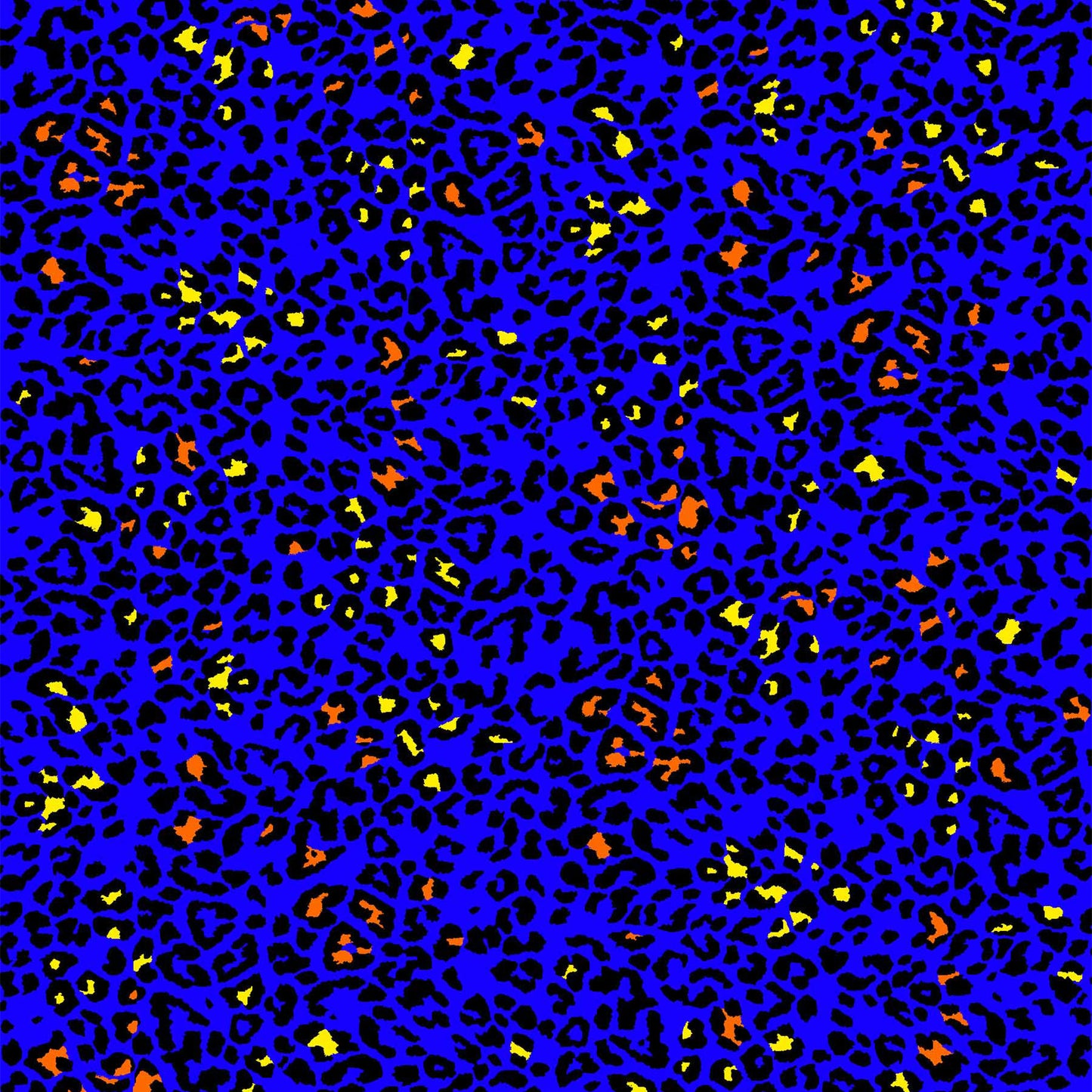 P-912-504-ROYAL-NEON-ORANGE - PRINTED WOOL DOBBY 100% POLYESTER