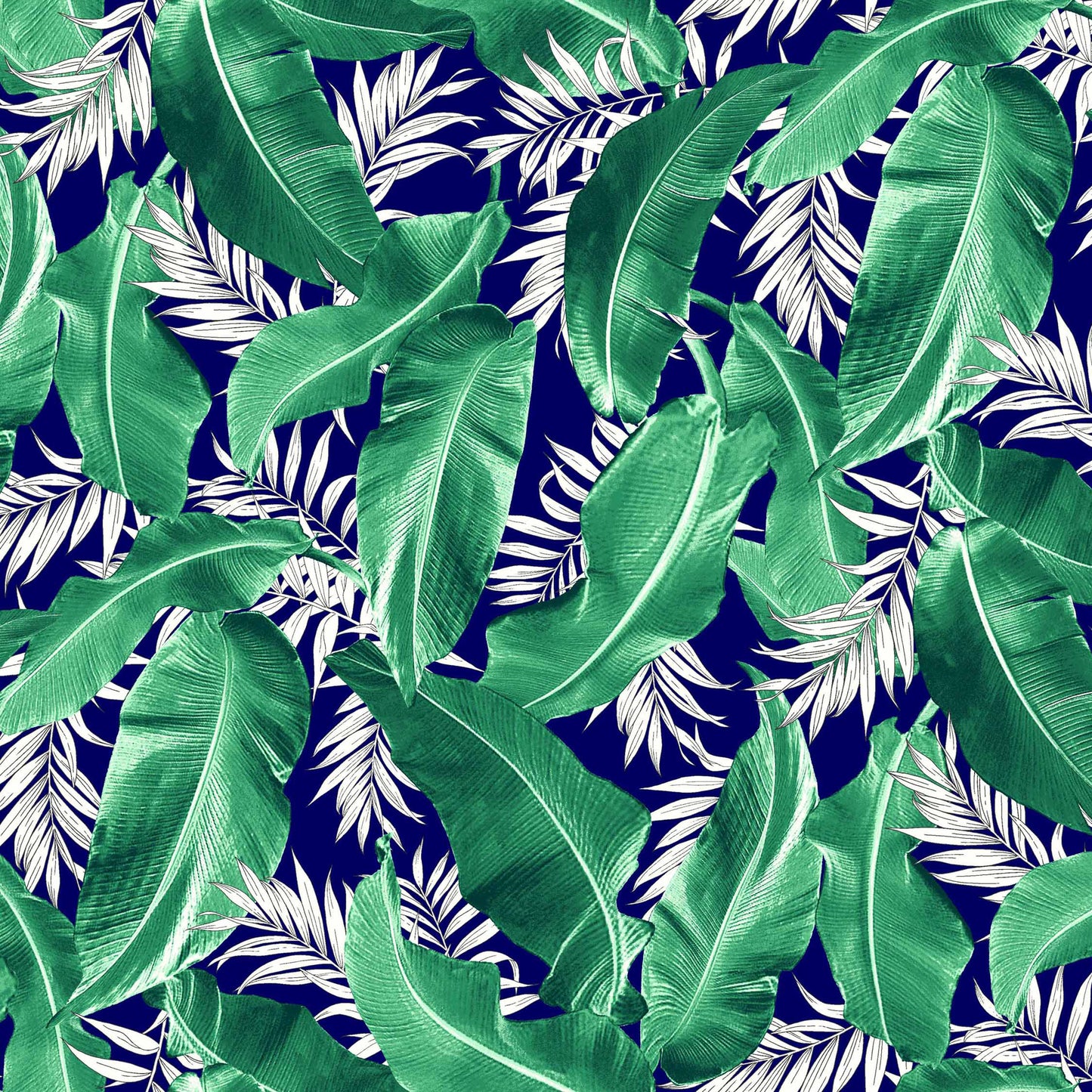 P-918-586-NAVY-GREEN - PRINTED CREPE CHIFFON 97% POLY 3% SPANDEX