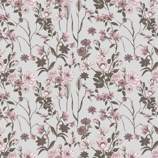 P-93-502-SILVER-MAUVE - PRINTED 100% POLY CHELSEA CHIFFON