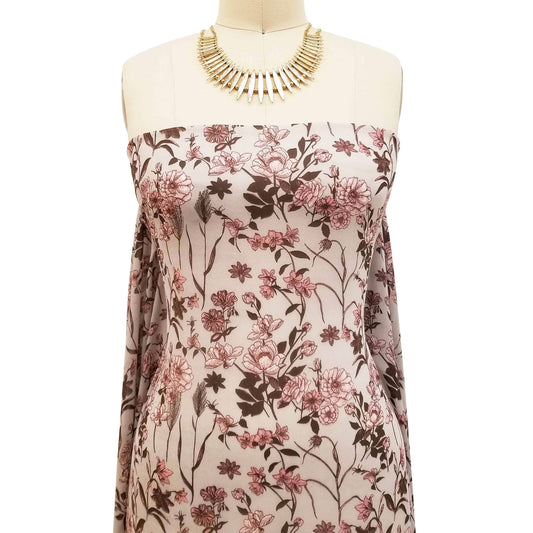 P-93-502-SILVER-MAUVE - PRINTED 100% POLY CHELSEA CHIFFON