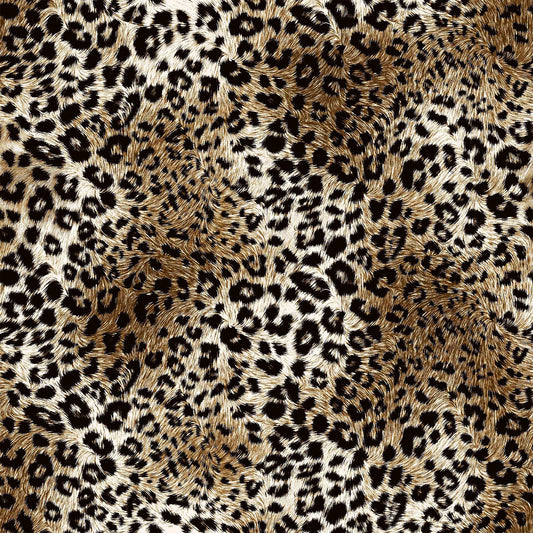 P-953-453-GOLDEN-BROWN-BLACK - PRINTED POLY POWER MESH 92%POLY 8%SPANDEX