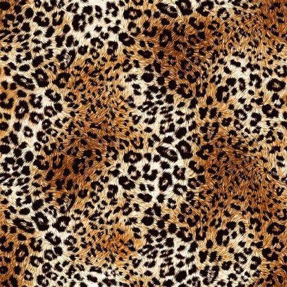 P-953-668-GOLDEN-BROWN-BLACK - PRINTED DTY 92% POLY 8% SPANDEX DTY DOUBLE SIDED BRUSH