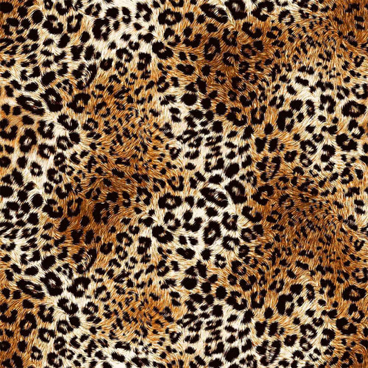 P-953-668-GOLDEN-BROWN-BLACK - PRINTED DTY 92% POLY 8% SPANDEX DTY DOUBLE SIDED BRUSH